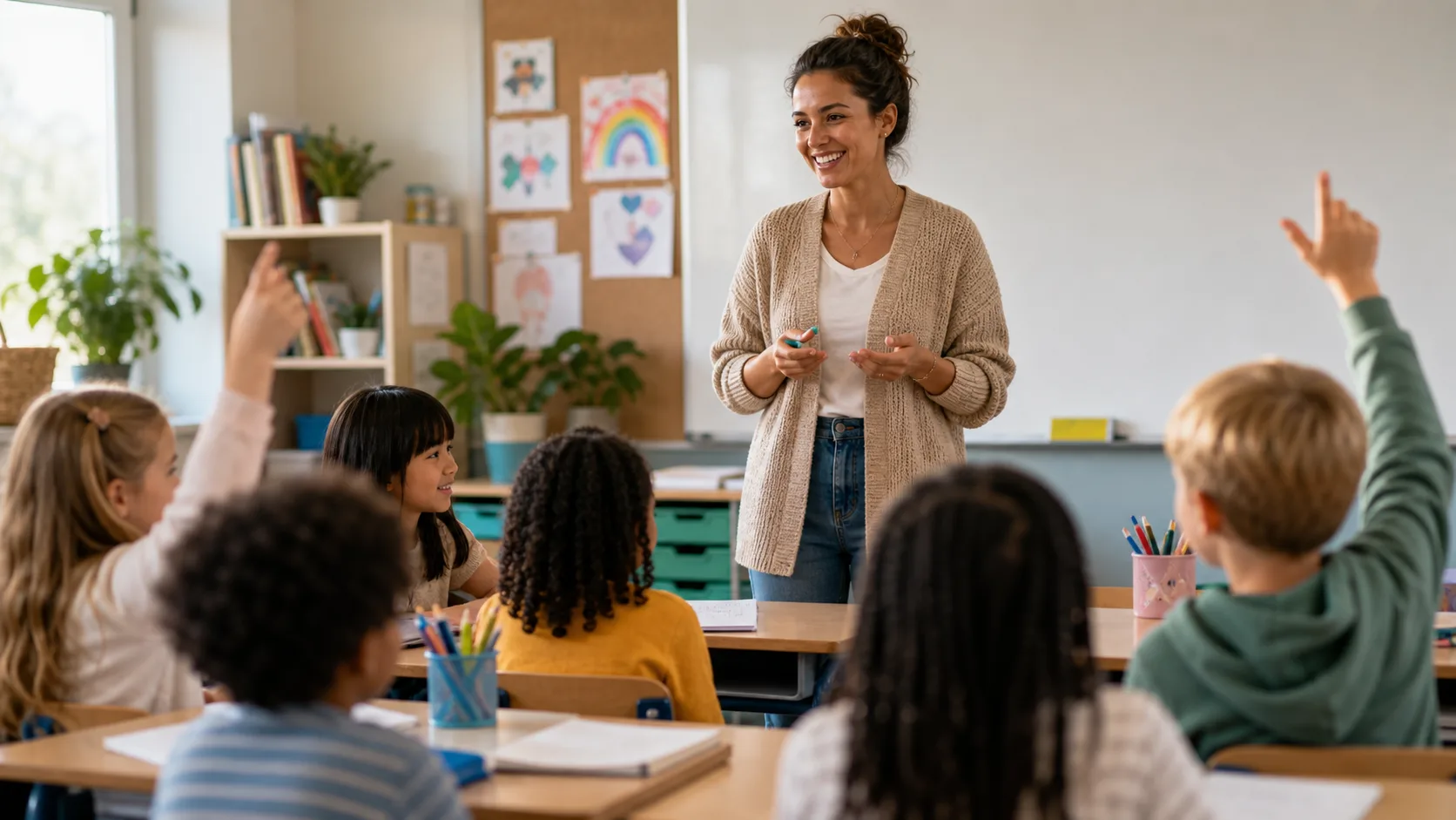 Leerkracht voor de klas
